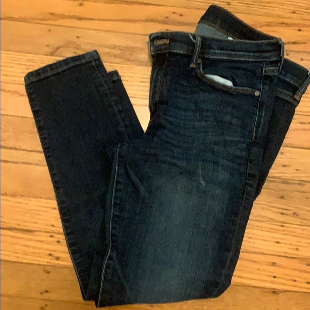 Banana Republic dark wash petite skinny jeans